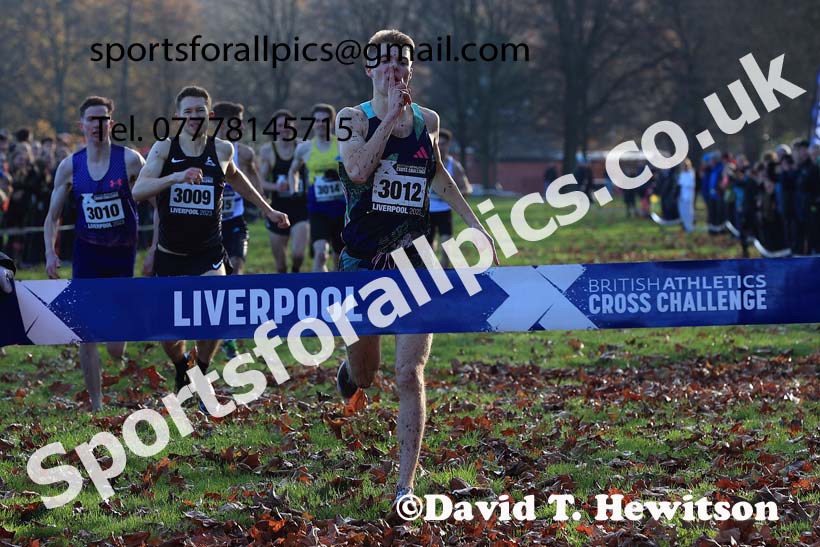 European Men's Short Course Relay Trials, 2023 British Athletics Cross Challenge, Sefton Park, Liverpool. Photo: David T. Hewitson/Sports for All Pics